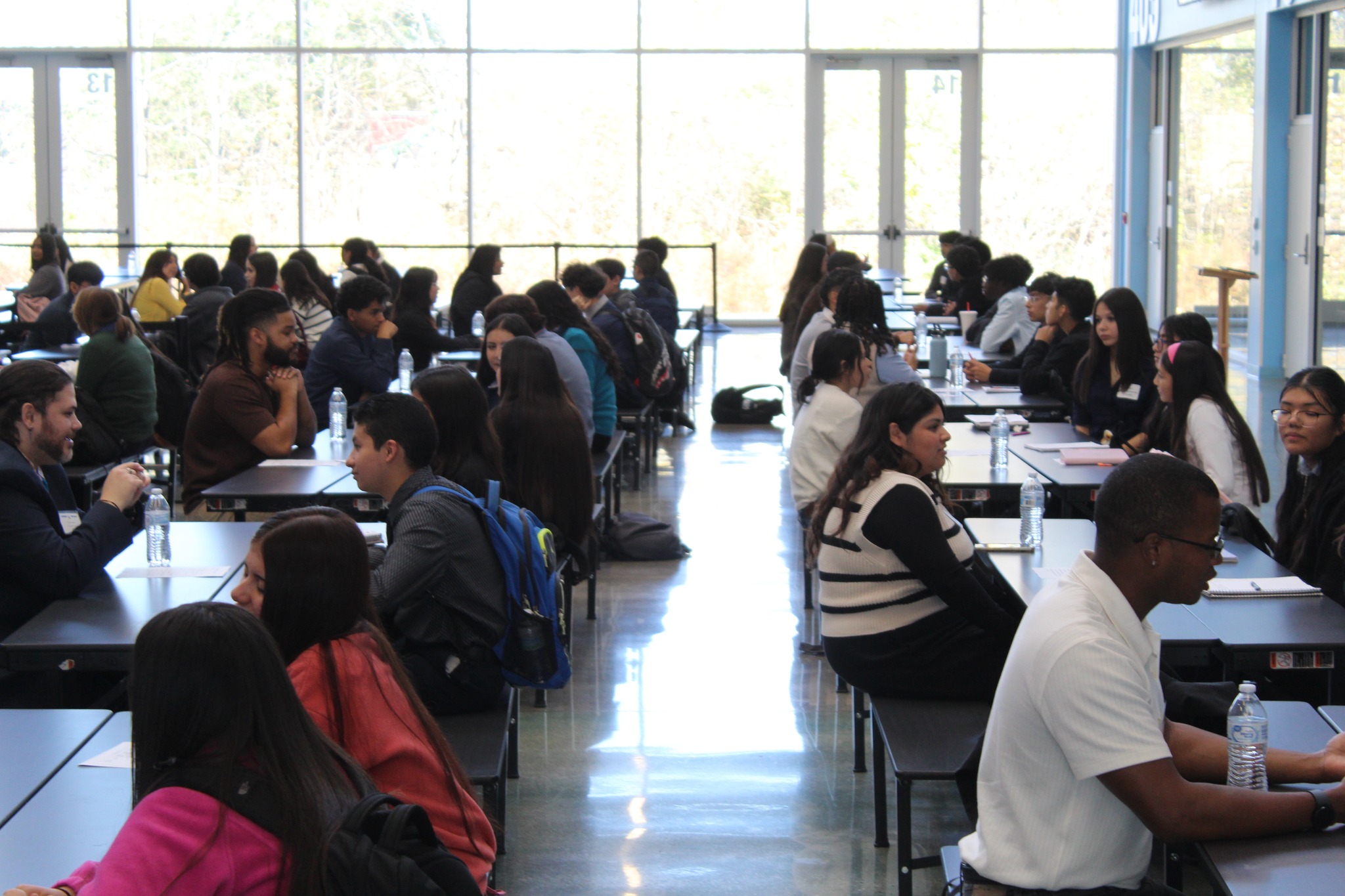 ✨ Freshman & Sophomore PD Day! ✨
Our students spent the day learning, connecting, and preparing for their futures 💼
Freshmen heard from CRSM alumni during an inspiring panel about college, careers, and life after Cristo Rey.
Sophomores practiced their professional skills through informational interviews with volunteers from organizations like @abbottglobal, @abbvie , @pfizerinc , Libertyville Bank& Trust, @overturepromotions , and more!
A huge thank-you to all the alumni and professionals who shared their time and wisdom with our students! Your support helps them dream bigger and aim higher