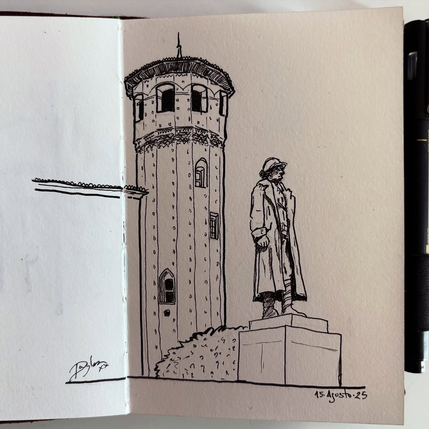 Castello di Porta Fibellona (Palazzo Madama)
#Turín #Torino #sketchbook #uskturin #usktorino #uskitaly #urbansketch #urbansketching