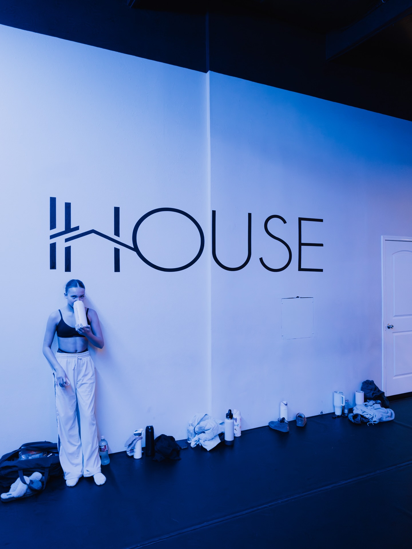 A HOUSE held up by habit. 🤘