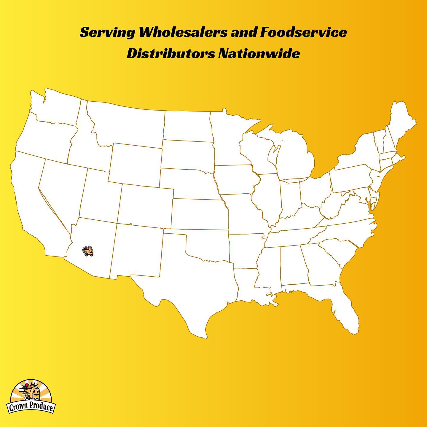 Are you within our delivery zone? Crown delivers directly to foodservice establishments in Maricopa County. We also serve wholesalers and foodservice distributors within the Southwest and across the contiguous United States! Let us know what we can do for your foodservice establishment or customer base.
π«
π₯
π₯¬
π₯
π₯¦
π
π
π₯
π
#produce #foodservice #wholesaleproduce #fruits #vegetables #fruitsandveggies #restaurant #cafe #juicebar #food #foodie #fyp #foodtruck #foodblogger #maricopacounty #az #arizona #fruit #scottsdale #freshcut #peoria #phoenix #mesa #tempe #goodyear #chandler #litchfieldpark #carefree #cavecreek #wickenburg
