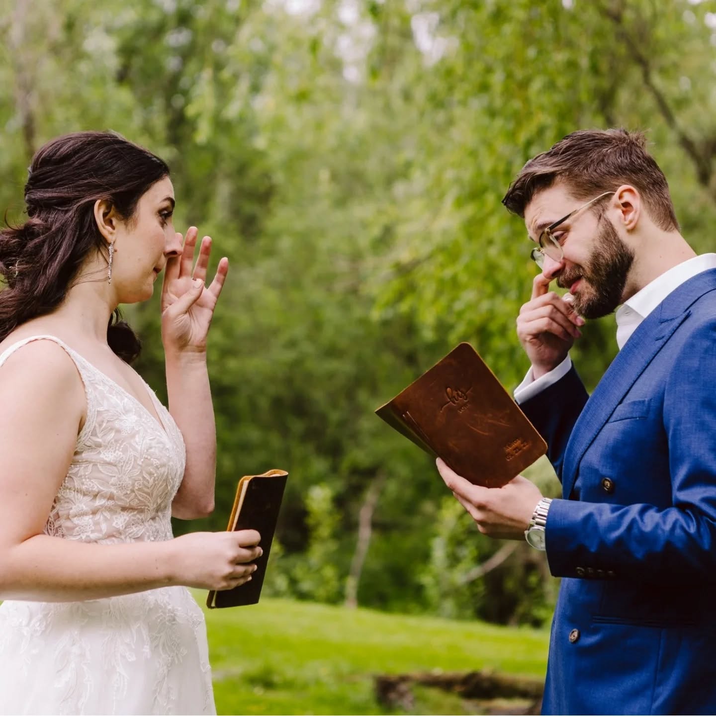 Private vows are one of my favorite things.