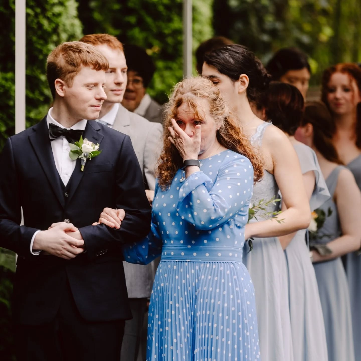 As someone whose oldest child recently married, I can confirm, ugly crying is the main job description of the parent of the marrier.