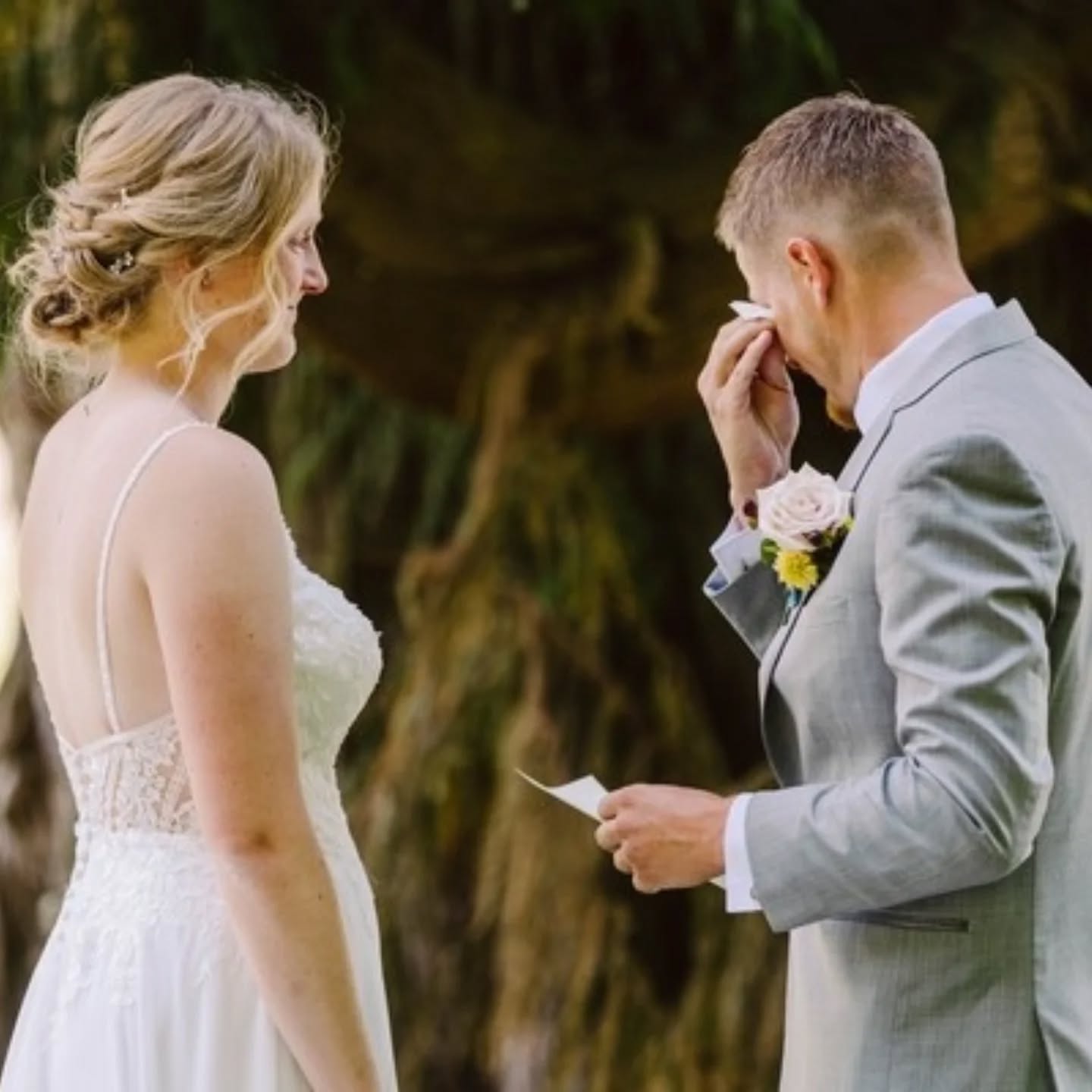 Private vows are one of my favorite things.